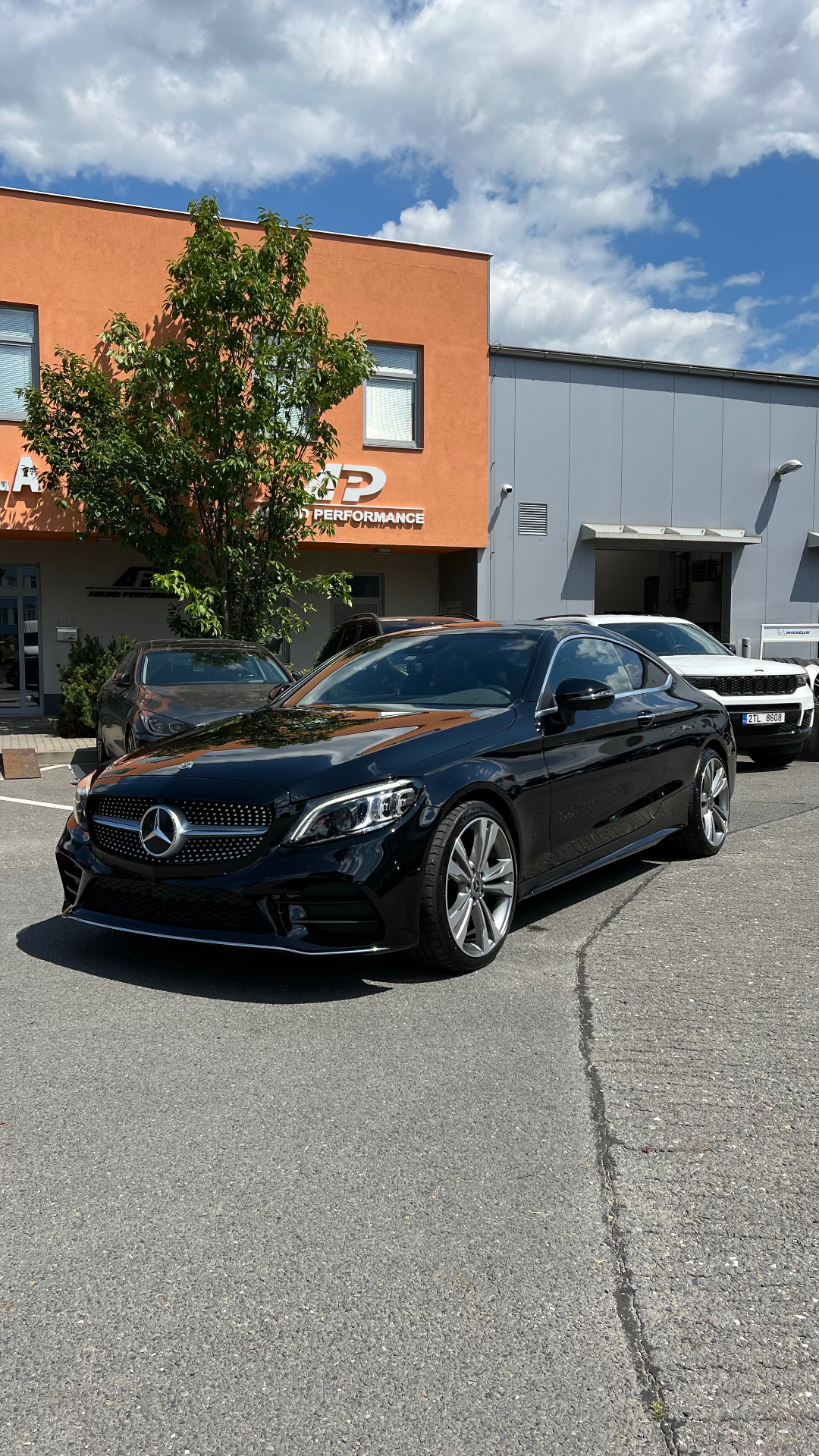 Mercedes-Benz C Coupé – leštění a keramická ochrana